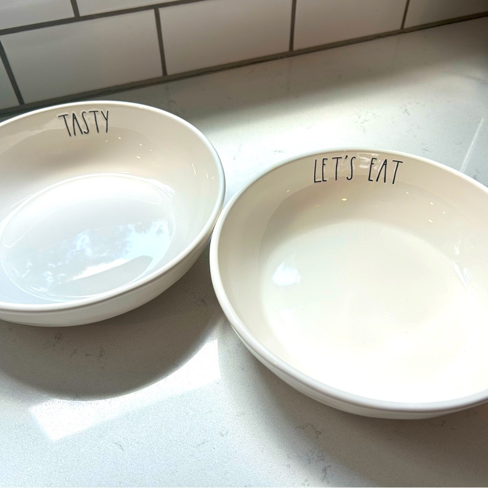 Rae Dunn Pasta Bowls x 2